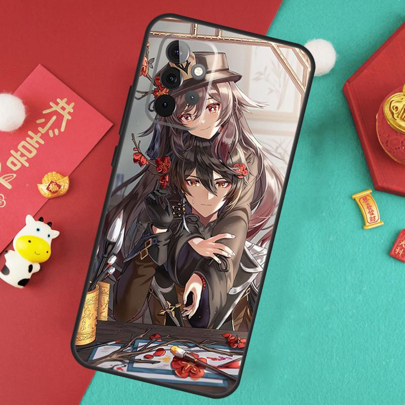 Чехол Genshin Impact Чжун Ли для Samsung Galaxy A16 A17 A54 A34 A14 A15 A35 A55 A52 A12 A32 A13 A33 A53 A26 A36 A56