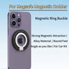 VAORLO Original For Magsafe Magnetic Stand Mini Alloy Portable Foldable Desktop Holder Magnet Finger Ring Bracket For iPhone 12 13 14 Pro