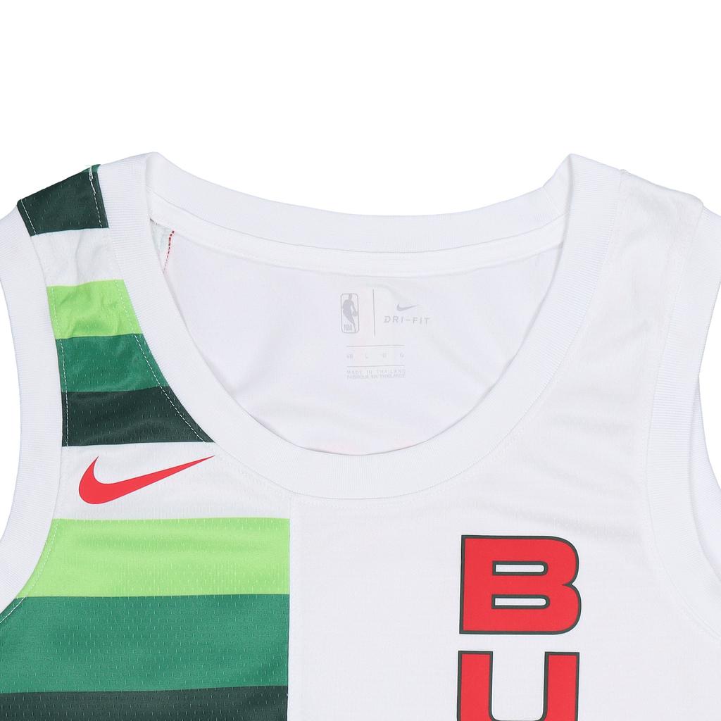 Nike Баскетбольная майка NBA Milwaukee Bucks Giannis Antetokounbpo #34 Fan Edition для мужчин, белая BQ1165-100