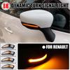 Подходит для Renault Captur KAPTUR J5 H5 2013 -2016 Динамический светодиодный повторитель поворота индикатор зеркала поворотник сигнал повторитель стайлинг автомобиля