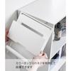 [Yamazaki] Color Box Side Tablet & Backpack Holder White, Approx. W26 x D6.2 x H31cm, Tower 2123