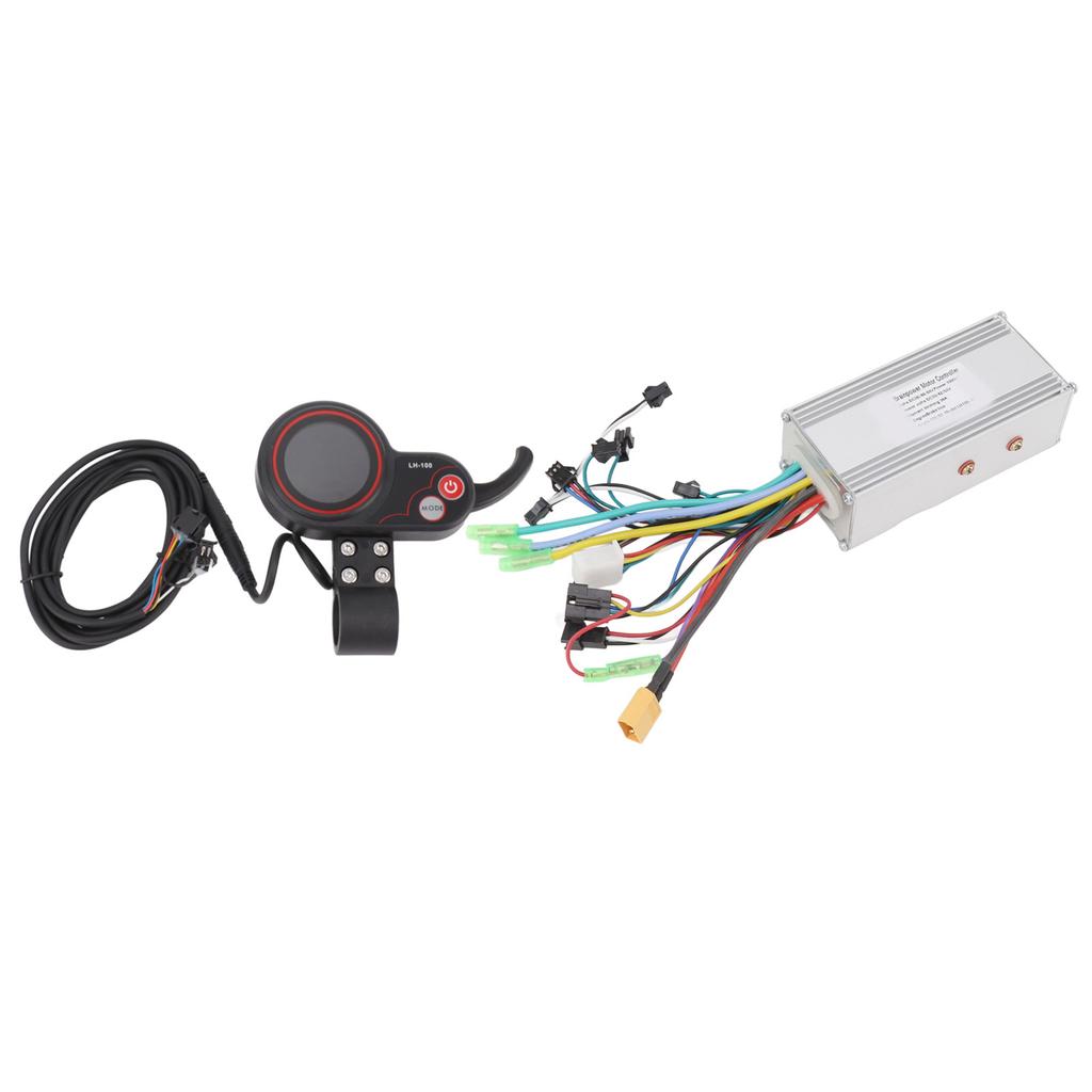 36В 48В 60В 1000Вт 38А Синусоидальный 3-режимный Бесколлекторный Контроллер Мотора Комплект LH100 Панель Дроссельной Заслонки с Рычагом для Электросамоката