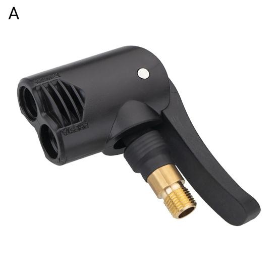 Portable Inflator Pump Connector Presta Schrader Compatible Car Tyre Head Safe Easy Installation