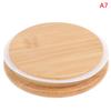 Reusable Bamboo Lids Non Leakage Jar Canning Caps Portable Wooden Covers  Drinking Jar Supplies