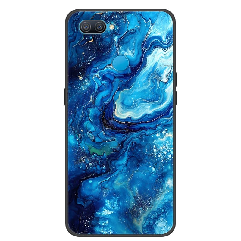 For OPPO A12 Case Cool Painted Cover Soft Silicone Phone Case For OPPO A7 AX7 Back Covers Bumper Coque A12 CPH2083 CPH2077 Coque