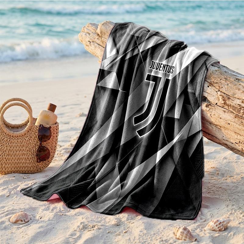 Juventus FC Print Microfiber Beach Towel Quick Dry Absorbent Large Towel For Beach Swimming Travel