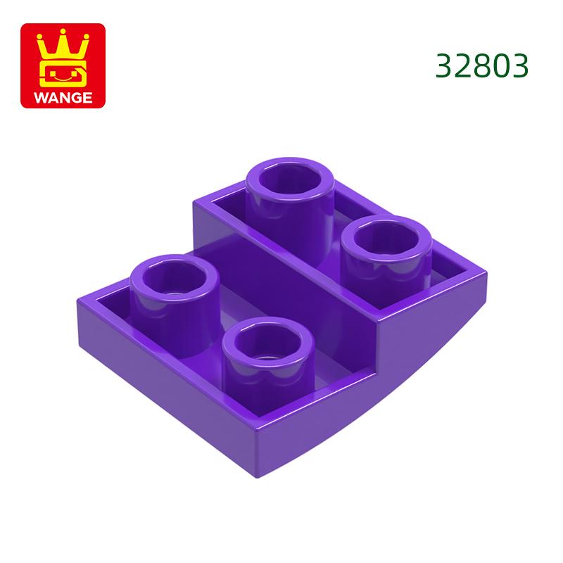 Нетоксичный 150 шт./лот 32803 Наклонный изогнутый 2x2x2/3 Строительный блок Moc Цветные аксессуары Совместимы с Brick DIY Детская игрушка