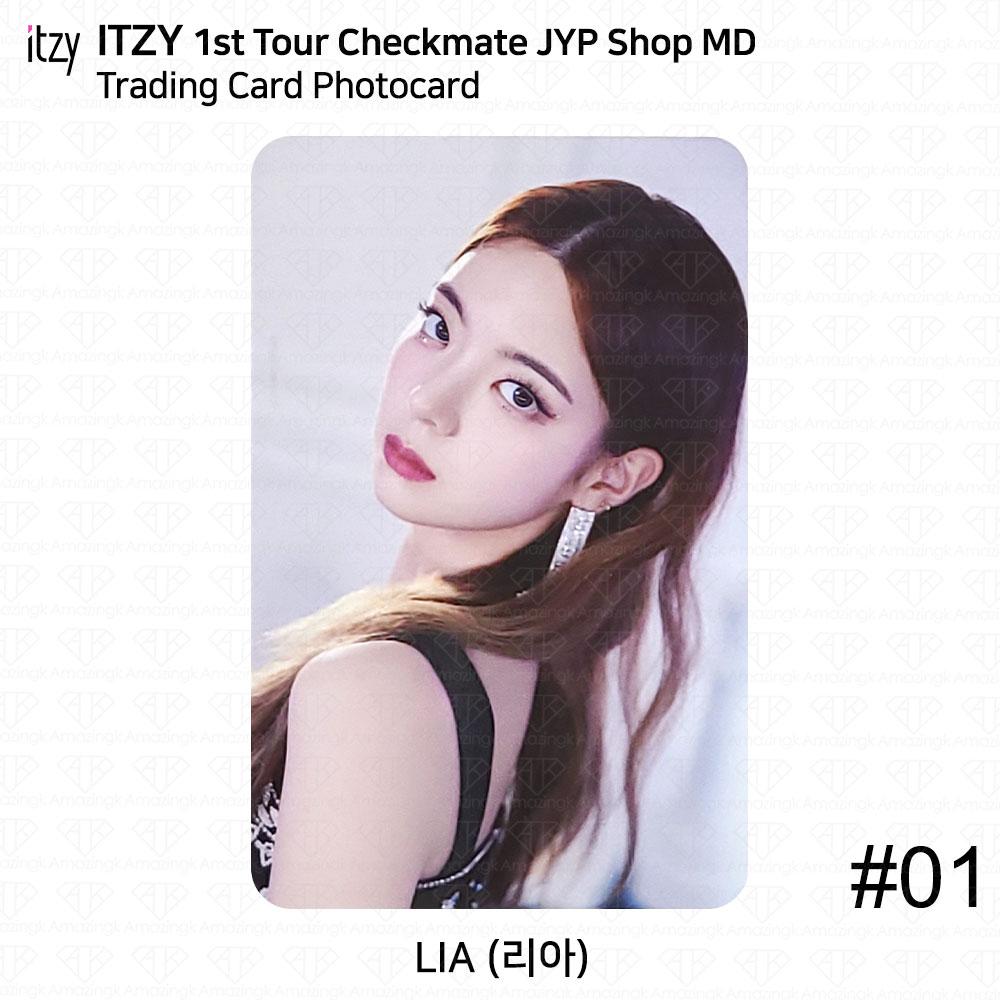ITZY 1st Tour Checkmate Official MD Trading Card Photocard JYP SHOP KPOP K-POP