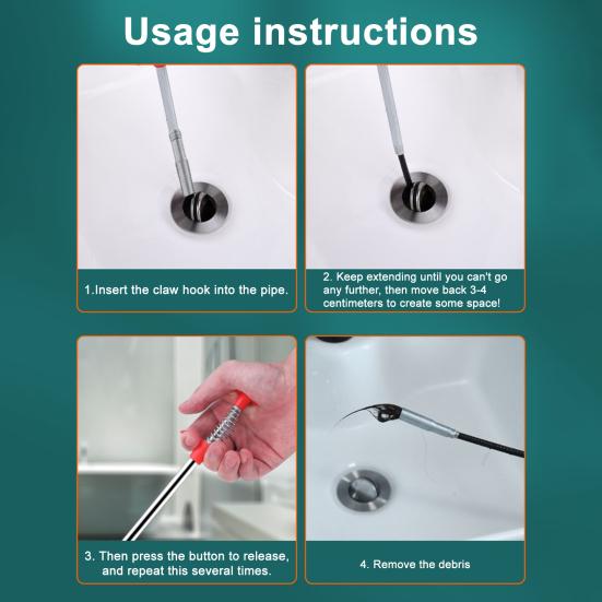 Инструмент-захват для уборки Легкий захват Подъем Гибкие металлические трубки