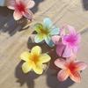 Plumeria Flower Shape Hairpins Bohemian Styling Hair Clip Colorful Hair Claw  Girls