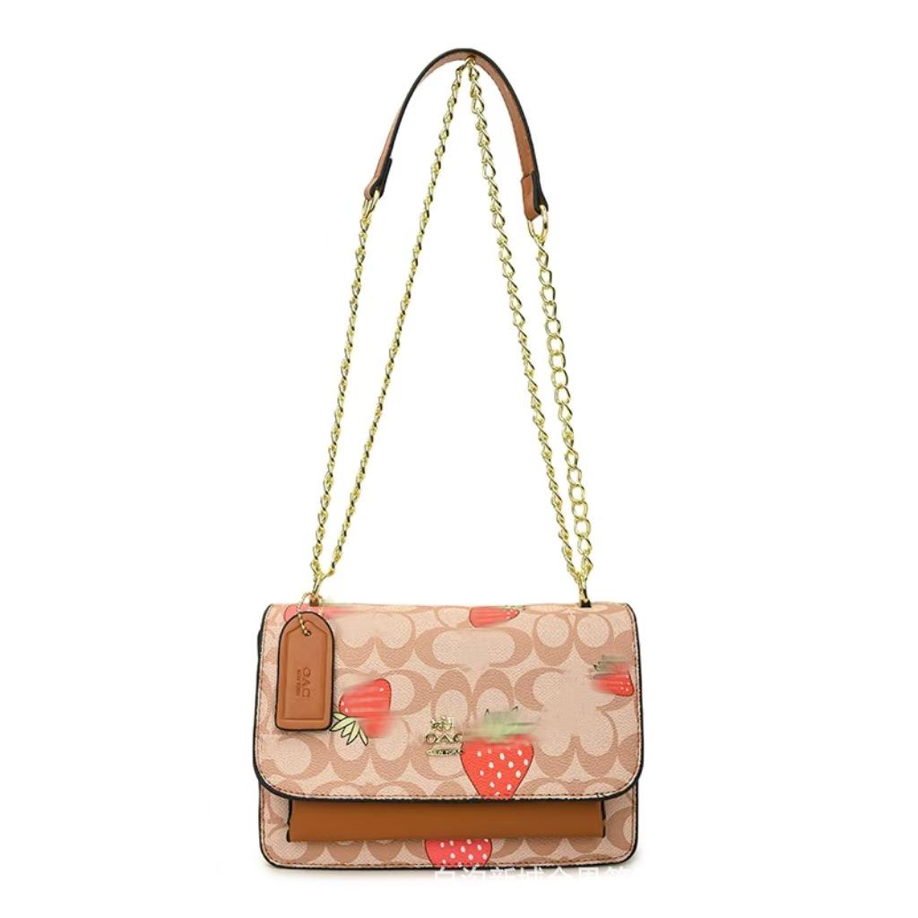 Европейская и американская универсальная модная цепочка, сумка через плечо, кроссбоди - женский нишевый повседневный популярный дизайн