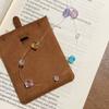 Новое цветное леска-ожерелье с дофаминовыми и геометрическими бусинами, невидимая цепочка на ключицы, для женщин и девушек