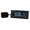 Clock Alarm Clock Radio Wave AC Type Digital Black DL209K SEIKO