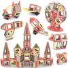 HIWO Magnetic Building Blocks, 149 Pieces, Magnetic Toys for Girls, Educational Toys for Toddlers and Boys, 3D Puzzles, Games, Models, DIY Building