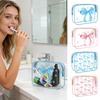 Bow Transparent Toiletry Bag Waterproof Cosmetics Bag Cute PVC Makeup Bag  Travel