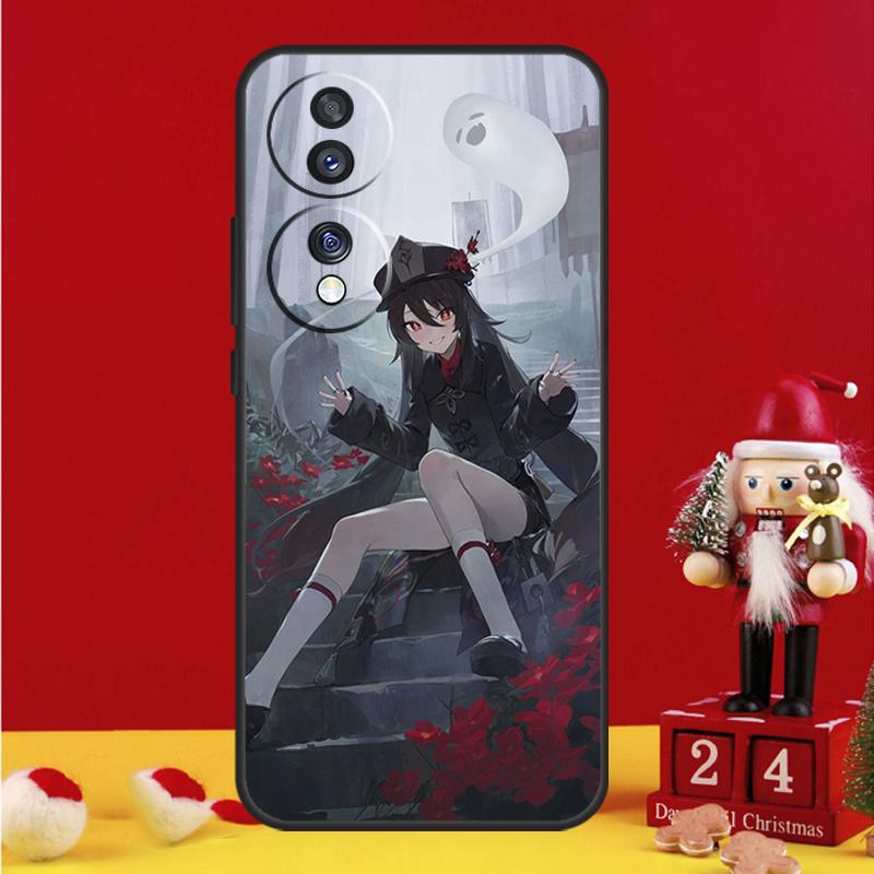 Чехол Genshin Impact Zhongli Hutao для Honor Magic 7 6 8 Pro Honor Win X9a X9b X9c X9d X8c X8b 50 70 90 200 400 Lite