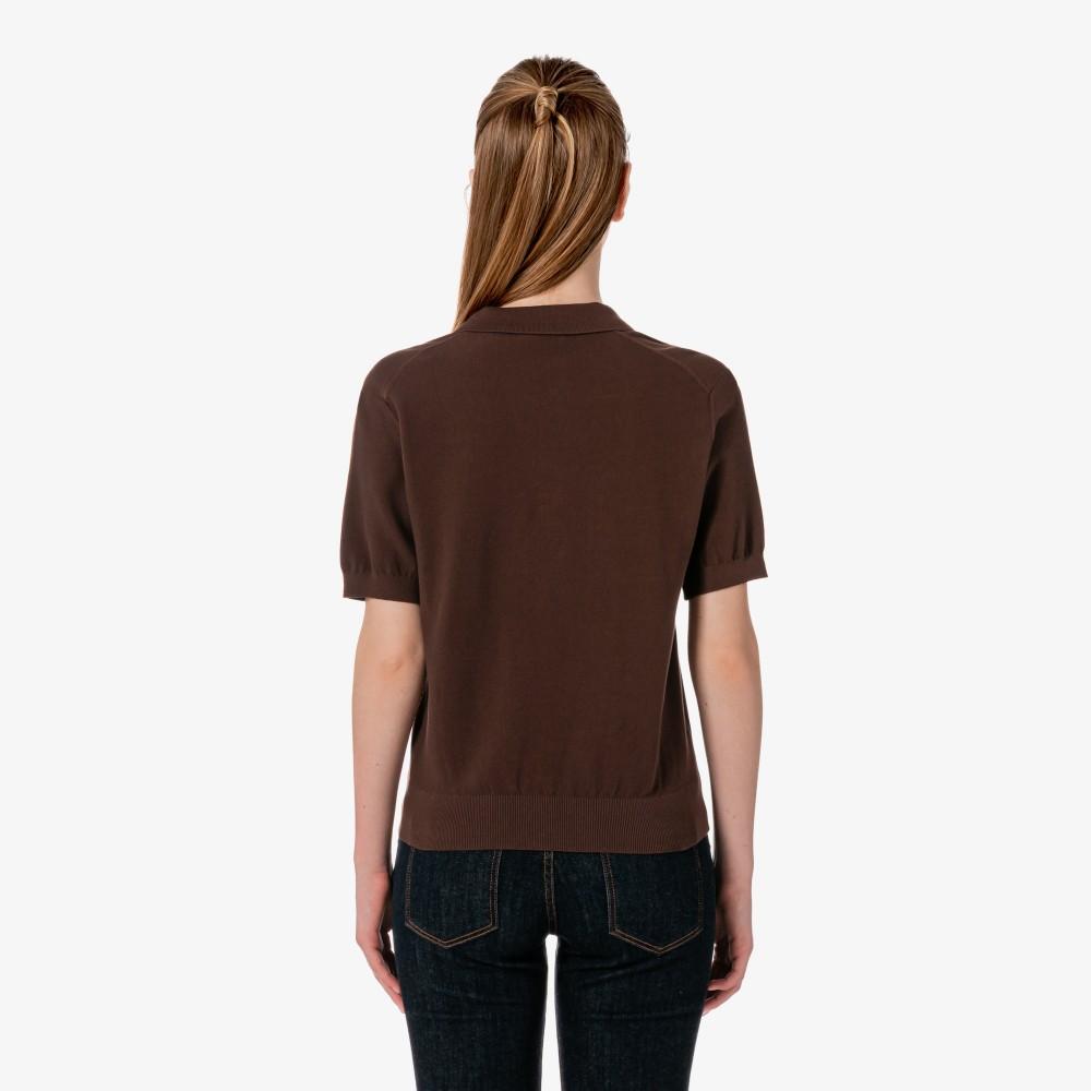 Lacoste Женская рубашка-поло с открытым воротником из пике PF300E-56GLFA