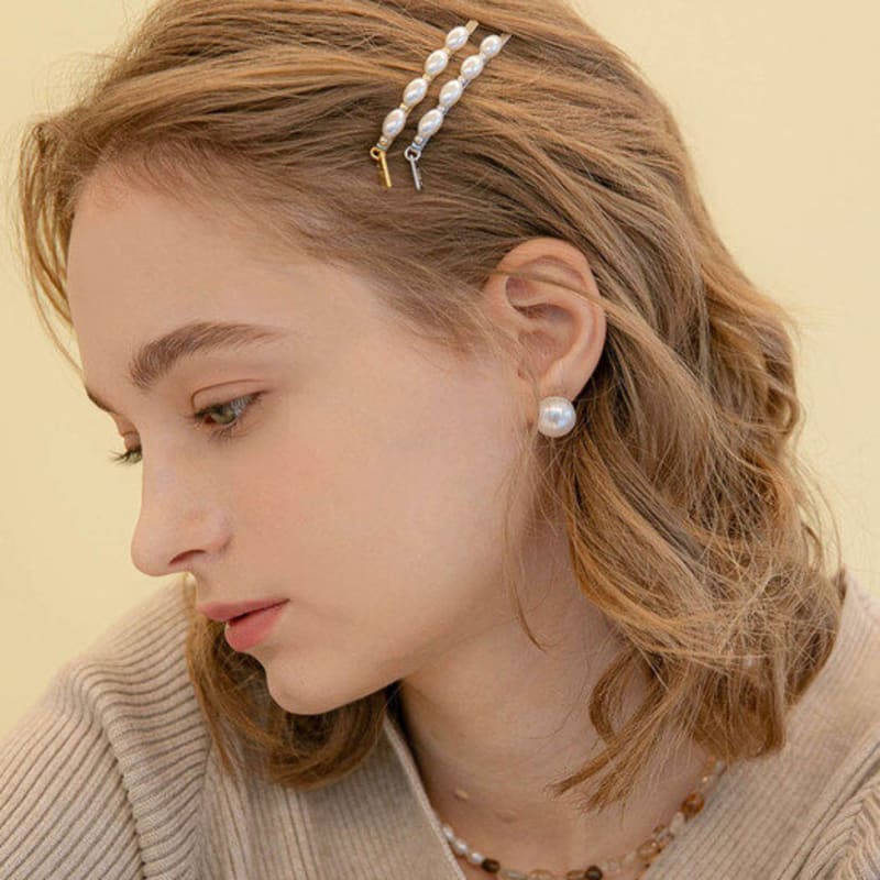 Заколка для волос Oval Pearl от Jean Paul Clarisse LFSL0245