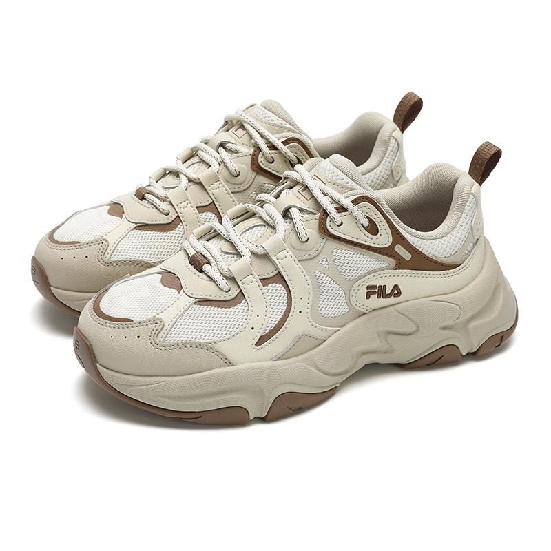 Fila Mars 3 Модные Универсальные Удобные Нескользящие Прочные Низкие Повседневные Кроссовки Мужские Белый Желтый F12M442119FWF