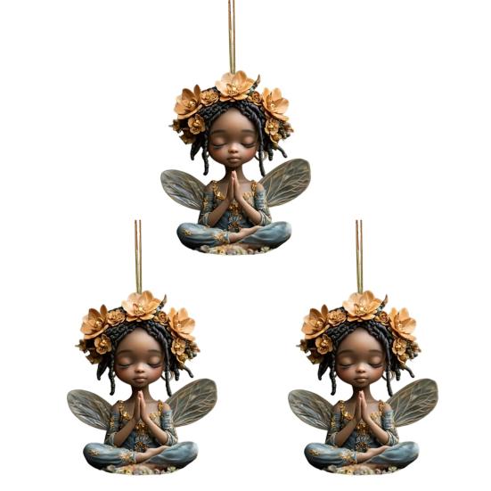 2D Акриловое украшение Иисус Христос Подвесной декор на зеркало заднего вида автомобиля Религиозный подарок для христиан Ретро Аксессуары для веры