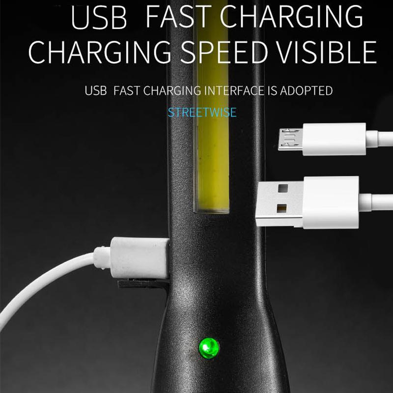 Перезаряжаемый USB COB LED рабочий свет Портативный магнитный беспроводной инспекционный свет для ремонта автомобиля, дома, мастерской, для чрезвычайных ситуаций