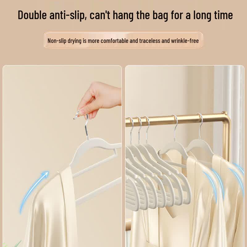 Flocked Clothes Hangers
