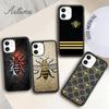 Чехол для телефона Manchester Work Bees Bumble для iPhone 11 12 13 14 Pro Max mini XR XS SE 2020 7 8 Plus Samsung S21 S22