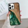 Wood Resin Marble Printed Soft Rubber Phone Case For iPhone 17 Air 15 16 16e 14 13 12 11 Pro Max Coque PLUS fundas cover