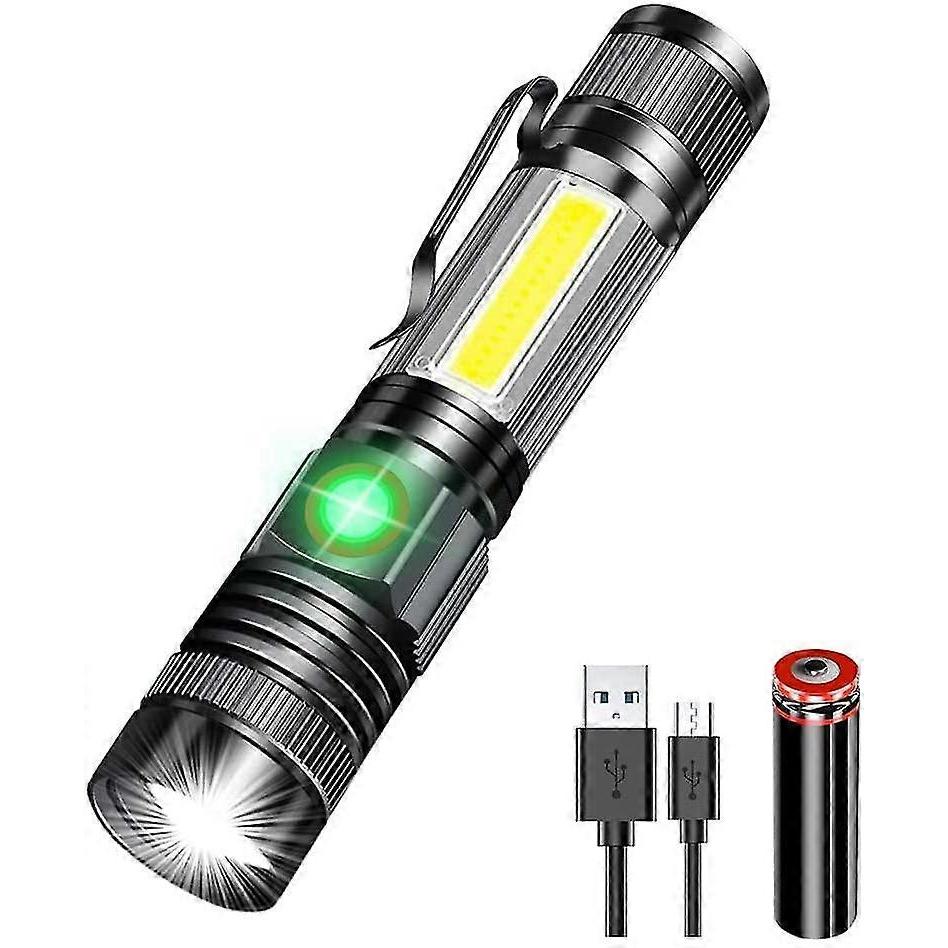 Led Torch Led Flashlight Adjustable Focus Handheld Torches Super Bright Pocket