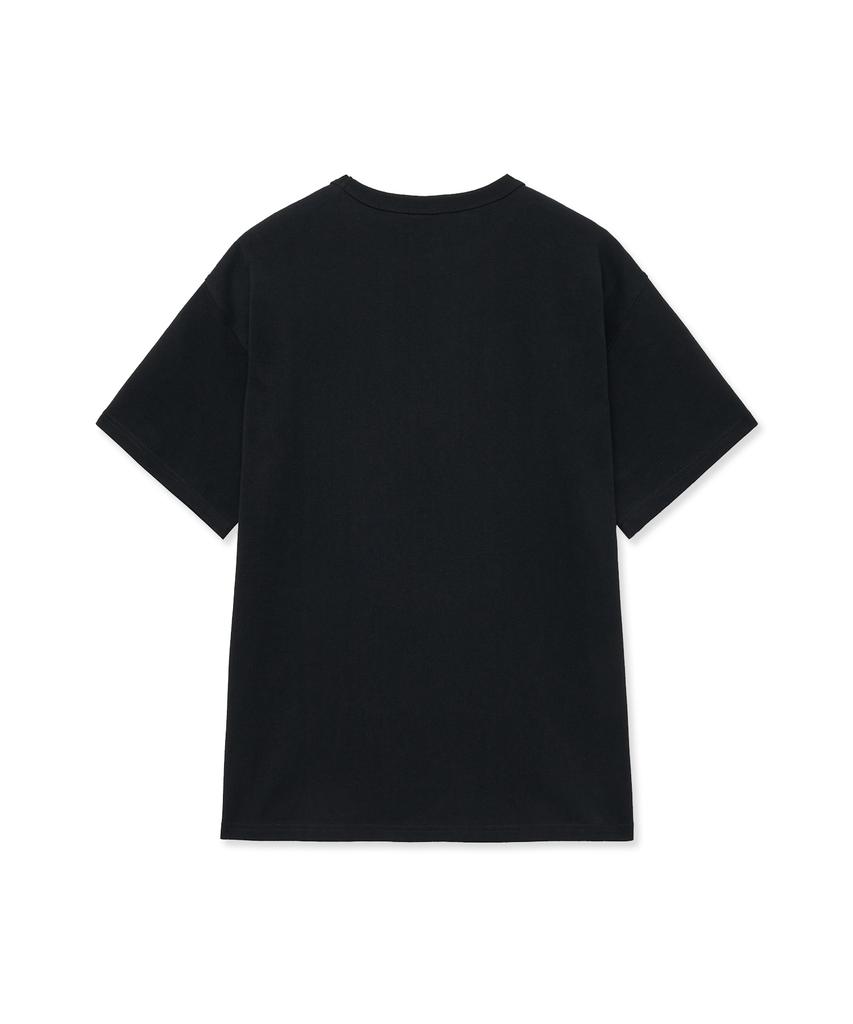 YALE [2Pack] Heavyweight Snell Logo Short Sleeve T-Shirt_White/Black