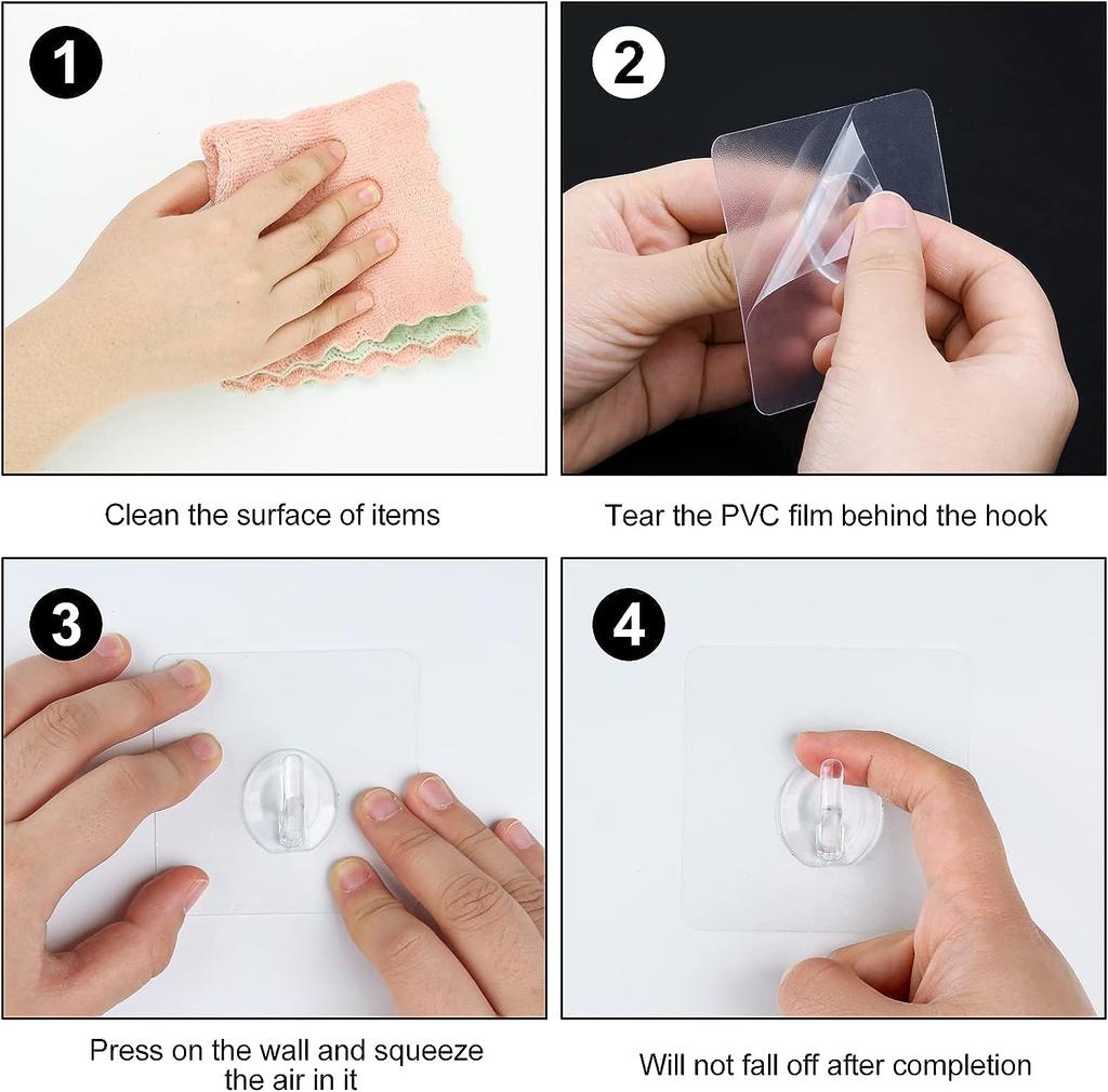 10 шт крючков для хранения ключей вешалка для настенной двери прозрачная прочная самоклеящаяся многофункциональная для кухни ванная комната органайзеры