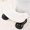 Plastic Toilet Stool Sturdy Poop Stool Comfortable Anti-Slip Seat Stool  for Adults