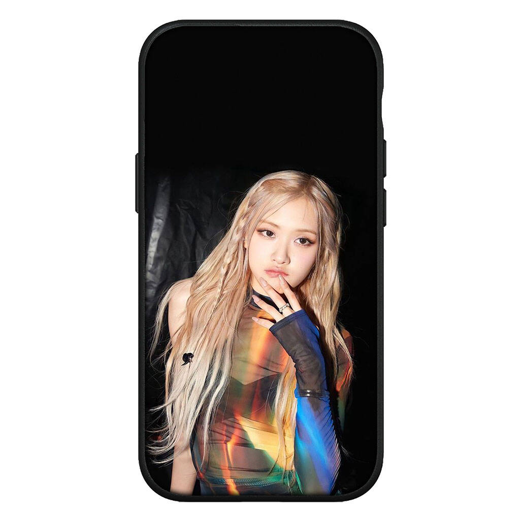 Чехол для iPhone 17 16 15 Xiaomi Poco Redmi Note 14 13 12 11 Pro Max Samsung Galaxy S25 S24 9 OPPO Huawei Jennie Black Lisa Rose Jisoo Pink Чехол для телефона