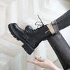Женские ботильоны, новые туфли на платформе с боковой молнией для женщин, повседневные женские ботинки челси для улицы, Zapatos De Mujer