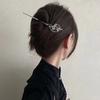 Silver Women Moonstone Zinc Zinc Alloy Women Hairpin Chinese Style Hairpin Hair Accessory Fashion Headwear