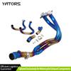 Exhaust Systems Blue Header Pipe For Kawasaki Z650 Ninja 650 17-23 Stainles Steel Exhausts Pipes