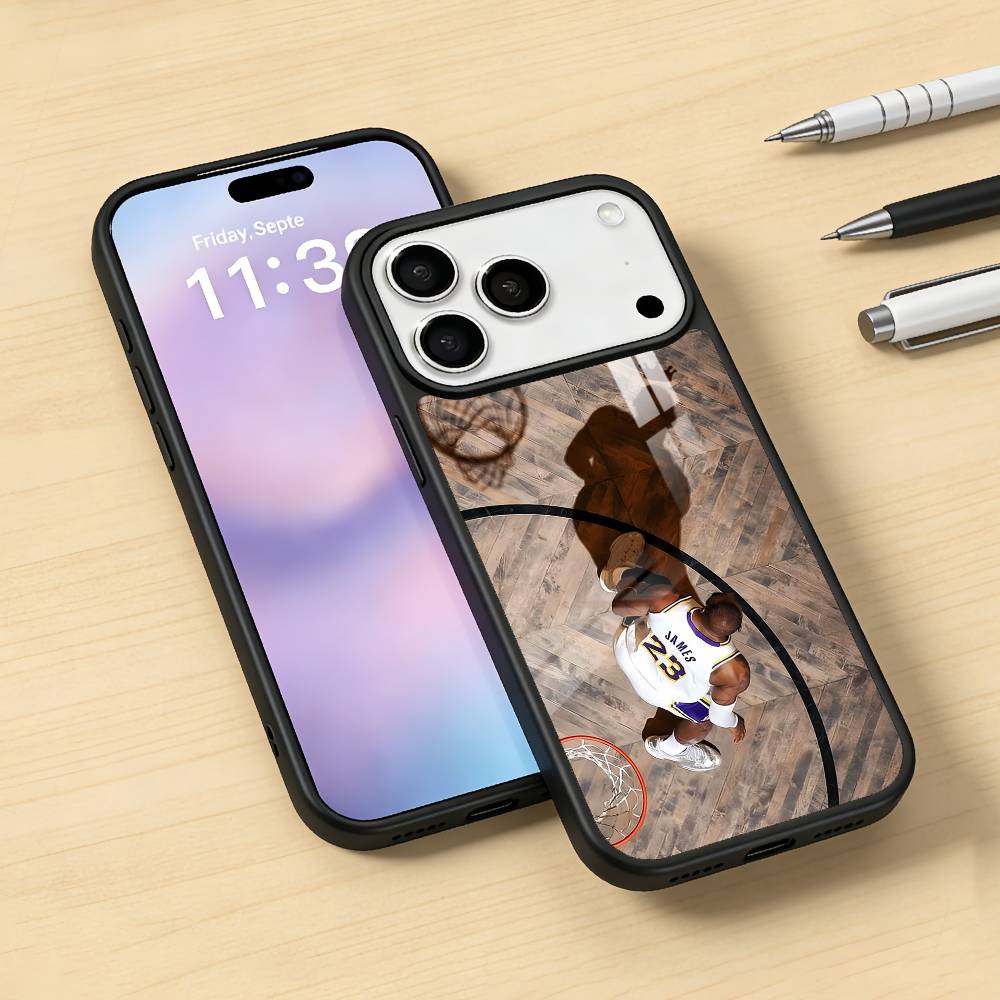 Чехол для телефона L-Lebron James 23 Для iPhone17,16,15,14,13,12,Pro,Max, Магнитный Для беспроводной зарядки Magsafe