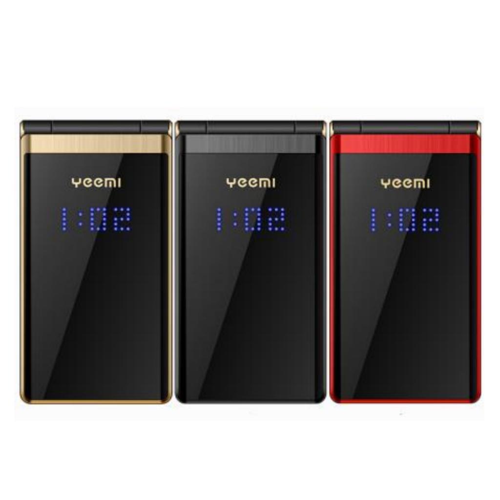 YEEMI M2-C GSM MTK раскладной мобильный телефон с 2,84-дюймовым двойным экраном с большими буквами, вибрацией, MP3, Bluetooth, сотовый телефон для родителей
