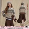Women's Retro Fair Isle Jacquard Loose Knit Sweater