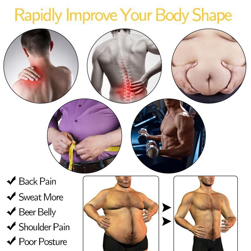 Мужской спортивный жилет для сауны, тренажер для талии, формирователь тела, майка, компрессионная рубашка, компрессионный спортивный костюм для тренировок, фитнес, поддержка спины, спортивный костюм