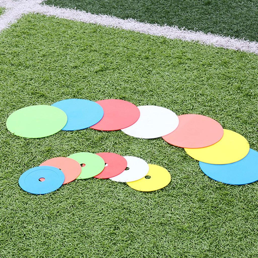 10Pcs Flat Cones Non Slip Training Spot Markers for Boxing Baseball Soccer