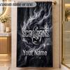 Beach TowelScorpions Custom Name Text Personalized Soft Towel for Beach Pool Indoor Home Decor Gift