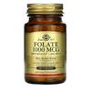 Solgar Фолат Метафолин Фолиевая кислота 1000 мкг 60 таблеток, 60 таблеток, 1 шт.