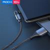 ROCK Поворотный на 180 градусов кабель для быстрой зарядки, кабель Micro USB Type C, провод для мобильного телефона Type-C для iPhone IOS