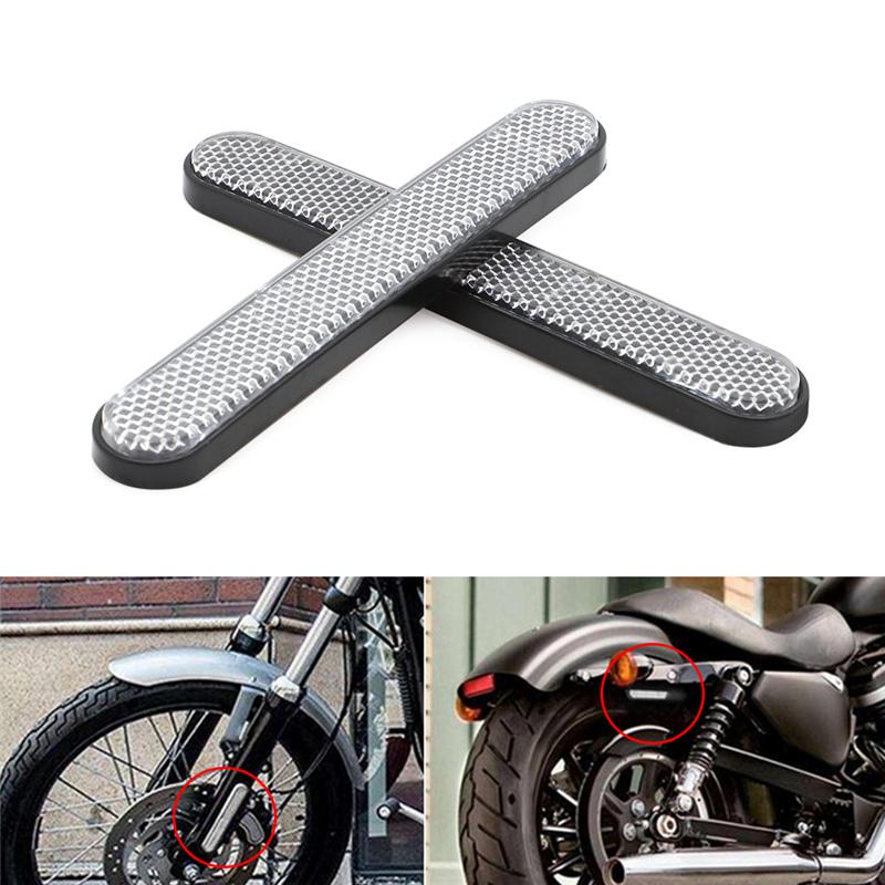 2 шт. Аксессуары для модификации мотоцикла, светящиеся наклейки, светоотражающие полосы, декоративные боковые отражатели, отражатели