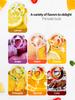 1pc Oval Shape Fruit Drink Flavor Pod Creative 0 Sugar 0 Calorie Flavor Ring For Plastic Water Bottles Sports Water Cups Too