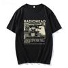 Футболка Radiohead Мужская винтажная классическая футболка North America Tour Rock Boy Женская футболка Camisetas Hombre Hip Hop Street Casual Top
