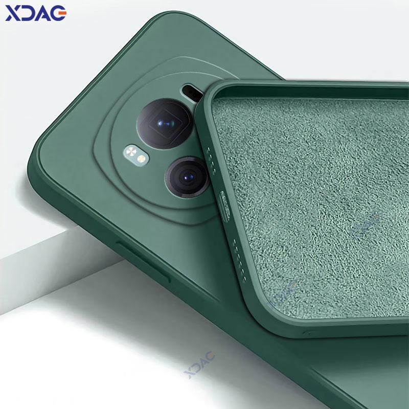 Square Liquid Silicone Phone Cases for Honor Magic 6 Pro Ultimate 5G Global Soft Camera Protective Back Cover Magic6 6Pro Shell