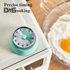 60-минутный механический таймер с магнитным основанием, портативный кухонный таймер, визуальный циферблат, звонок, оповещение, инструмент для управления временем
