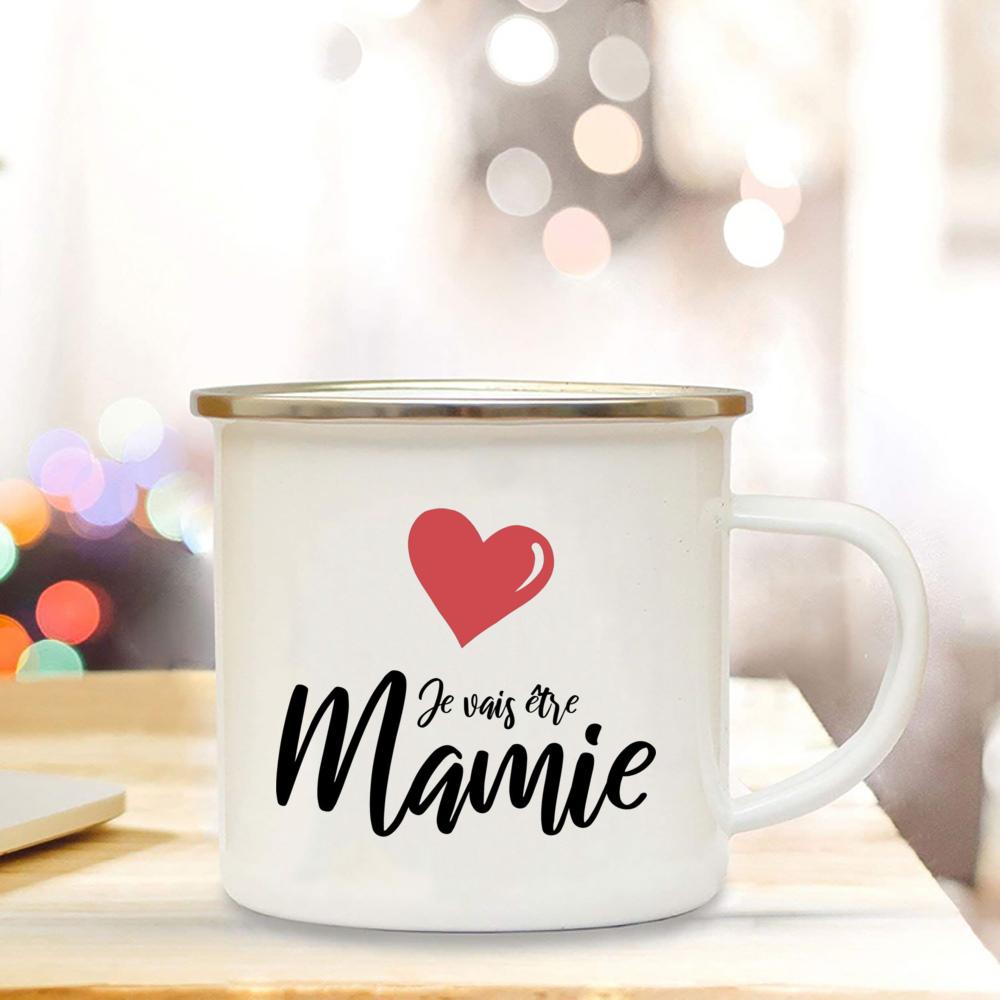 Супер Бабушка Я Люблю Тебя Печатная Эмалированная Кружка Пить Молоко Кофейные Чашки Кружки для Объявления о Беременности Лучшая Идея Подарки для Бабушки